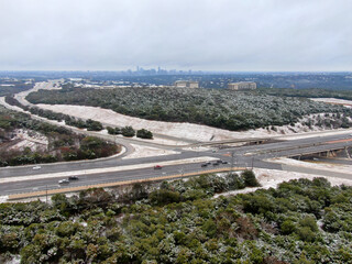 Austin, Texas during a snow storm 11