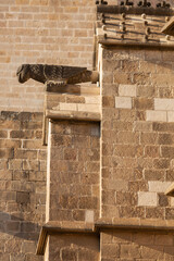 Details of exterior of Barcelona Cathedral