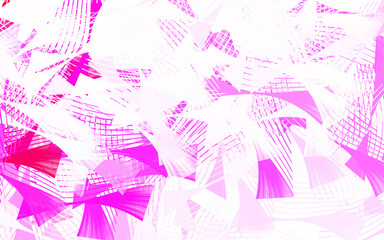 Light Purple, Pink vector background with polygonal style.