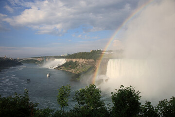 Amerikanische und kanadische Niagarafälle / American and Canadian Niagara Falls /