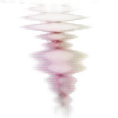 Abstract transparent glitch art texture element. © jdwfoto