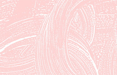 Grunge texture. Distress pink rough trace. Grand b