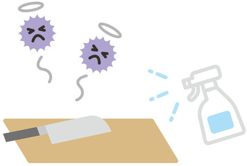 食中毒予防のイラスト