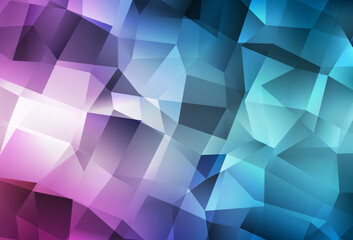 Light Blue, Red vector low poly texture.