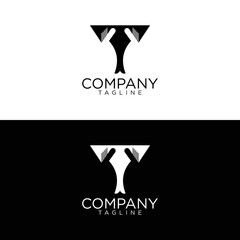 t logo design and premium vector templates