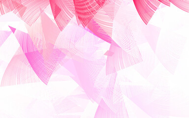 Light Purple, Pink vector layout with lines, triangles.