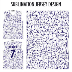 Jersey template sport t-shirt design