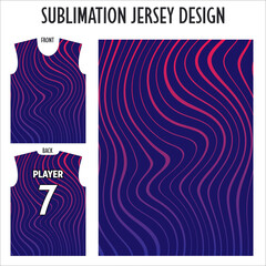 Jersey template sport t-shirt design