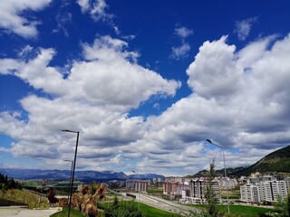 view of the town