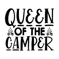 Queen of the camper svg © etcify