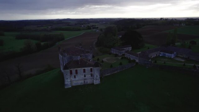 Castle in aquitaine