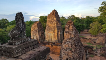 Fototapeta premium Cambodia, Siem Reap, old city, Buddha, history, historical site, UNESCO