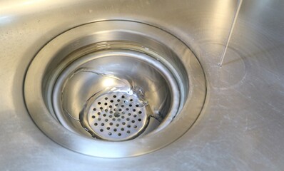 water flowing from the sink