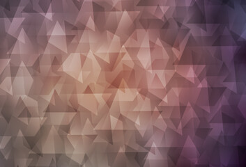 Dark Pink vector pattern in square style.