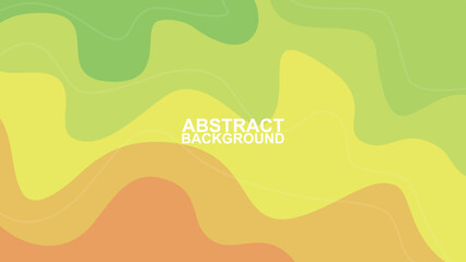 abstract horizontal soft green yellow and red color background vector illustration EPS10