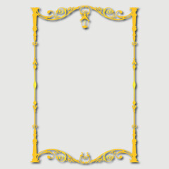 Frame, in the style of an ornament, Vector illustration eps 10, Art.