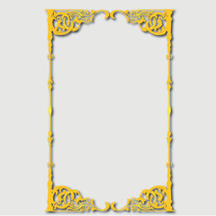 Frame, in the style of an ornament, Vector illustration eps 10, Art.