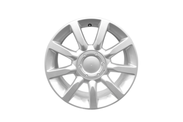 car alloy wheel rim transparent