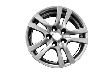 aluminum car rim transparent