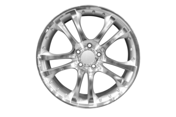 car silver wheel transparent