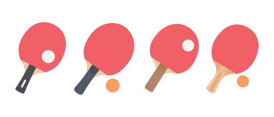 Ping pong bat for hitting the ball Indoor Table Tennis Tournament