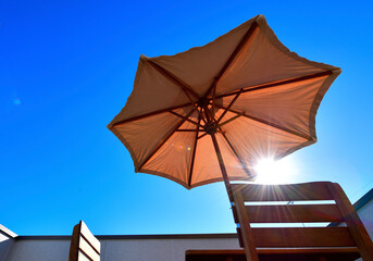 umbrella and sky