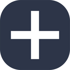 Obraz premium Add more icon best for mobile application interface. Plus sign illustration.
