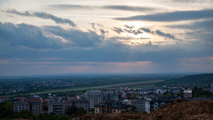 Fototapeta na wymiar panorama of the city