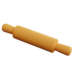 3d rendering roller pin isolated