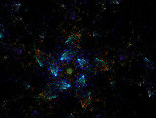 Imaginatory fractal abstract background Image
