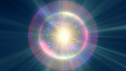 atom light ray glow abstract © aleksandar nakovski