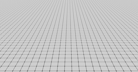 grid on paper black tint over white background perspective