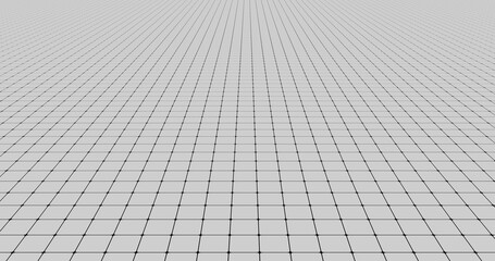 grid on paper black tint over white background perspective