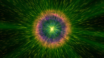 Fototapeta premium Pulsar star light in space