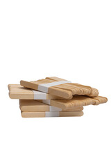 Wooden disposable food utensils