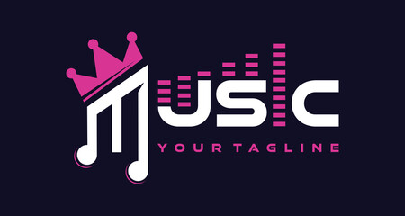 abstract music logo © musthofa