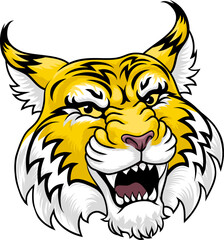 A wildcat angry wildcats team sports mascot roaring