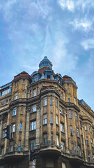 Obraz premium building exterior wallpaper background