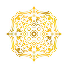 gold mandala ornament