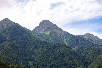 Fototapeta na wymiar Mountains of the Caucasus in nature.
