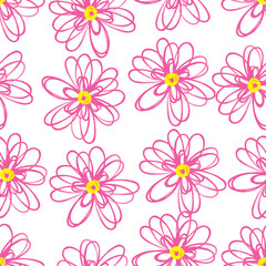 Fototapeta premium seamless floral pattern