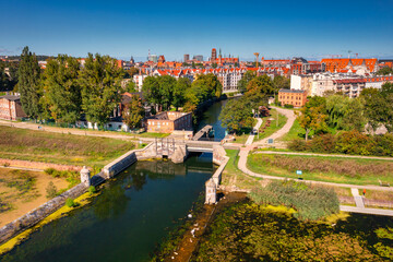 Canals of the Main Town in Gdansk at summer. Poland © Patryk Kosmider