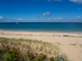 Plage paradisiaque, plage des Ovaires, Île d'Yeu, Vendée, Pays de la Loire, France