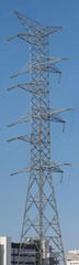 Torre eléctrica de alta tensión.