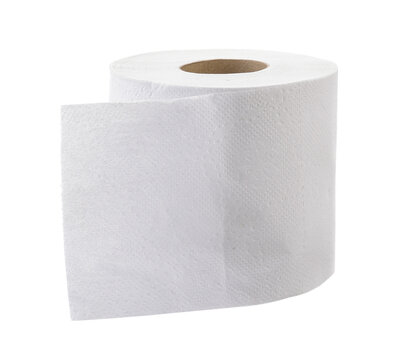 Toilet paper on transparent png