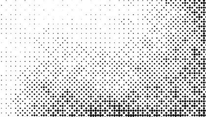 Halftone monochrome pattern with dots. Minimalism, vector. Background for posters, websites, business cards, postcards, interior design.