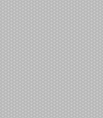 Vector seamless geometric pattern in grey tints. Grid of white triangles on grey background-small cells. Modern stylish texture. Repeating geometric background. Abstract bg. Vector design.