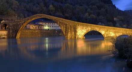 Ponte del Diavolo Lucca Toscana Italy