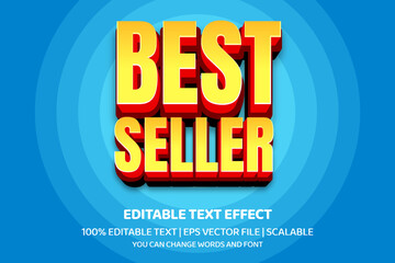 best seller editable text effect