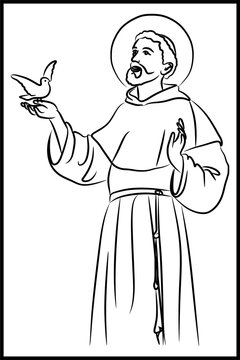 Saint Francis of Assisi, mystic Italian Catholic friar